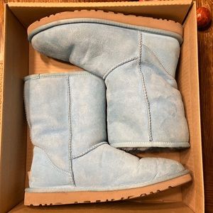 Light Blue Classic Short UGG Boot